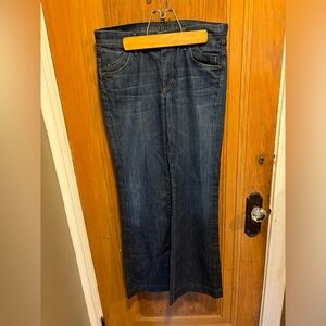 Citizens of Humanity Womens Size 30 Hutton Rise Wide Leg Denim Jeans Made in USA